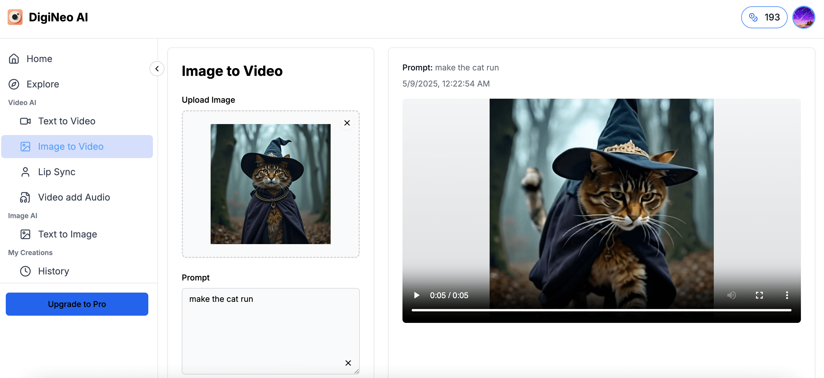 Image To Video Example